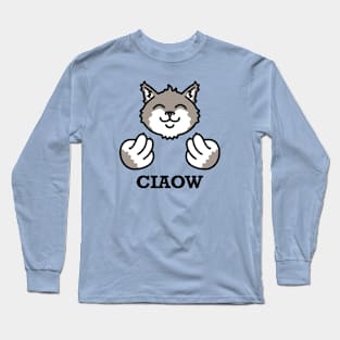 Ciao Cat Long Sleeve T-Shirt